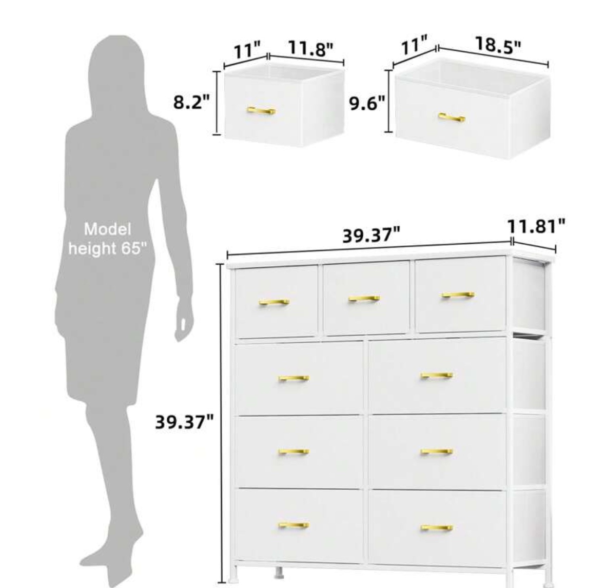 9 Drawer Dresser, new in a box - photo 4