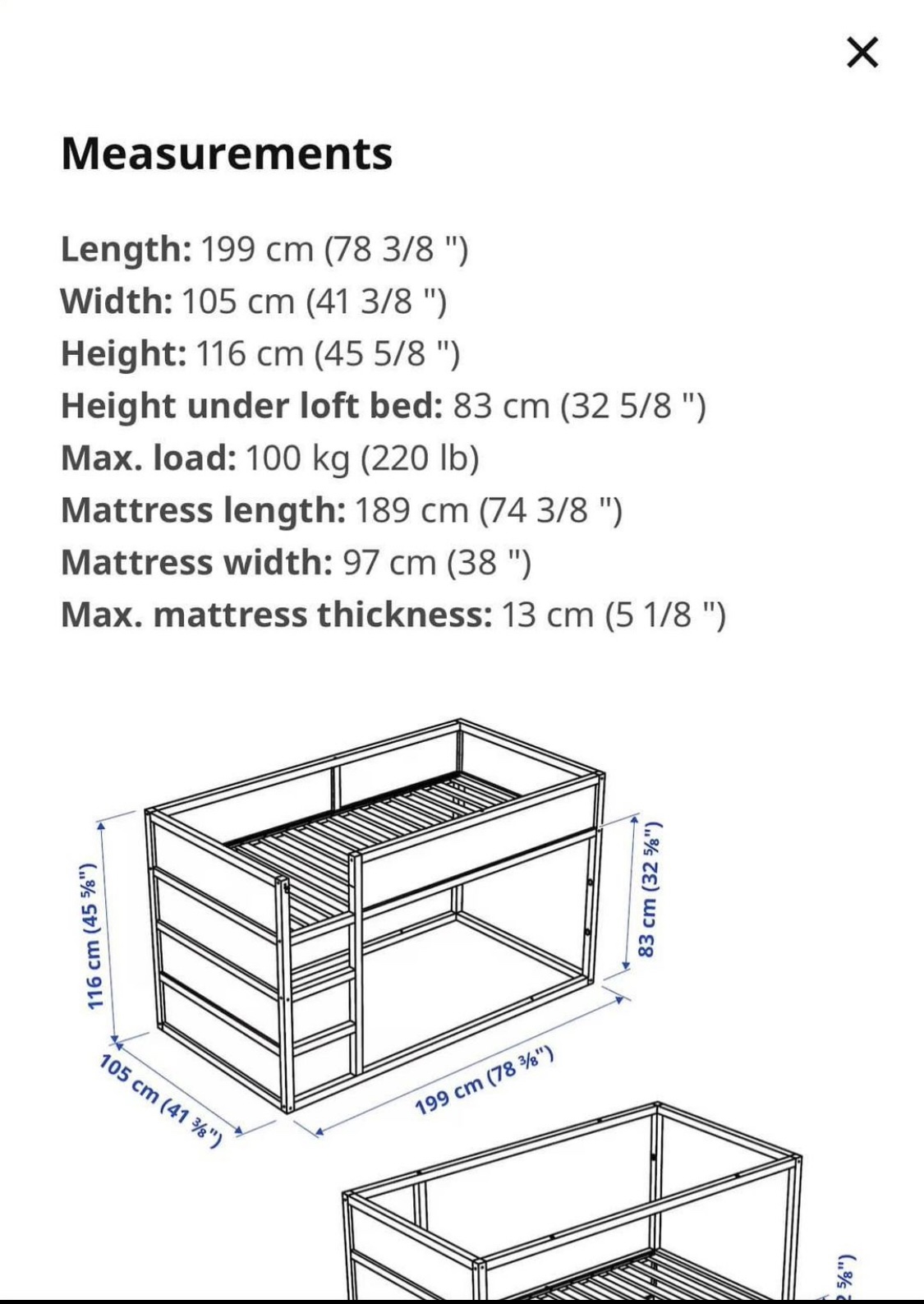 IKEA KURA Bed - photo 4