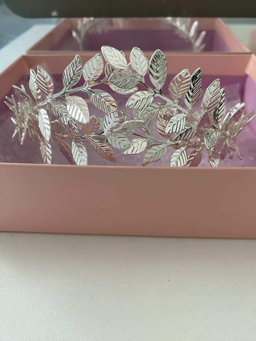 Silver Leaf Crown
