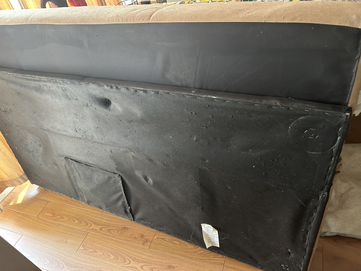 Full Double size futon with foot pegs. - photo 5