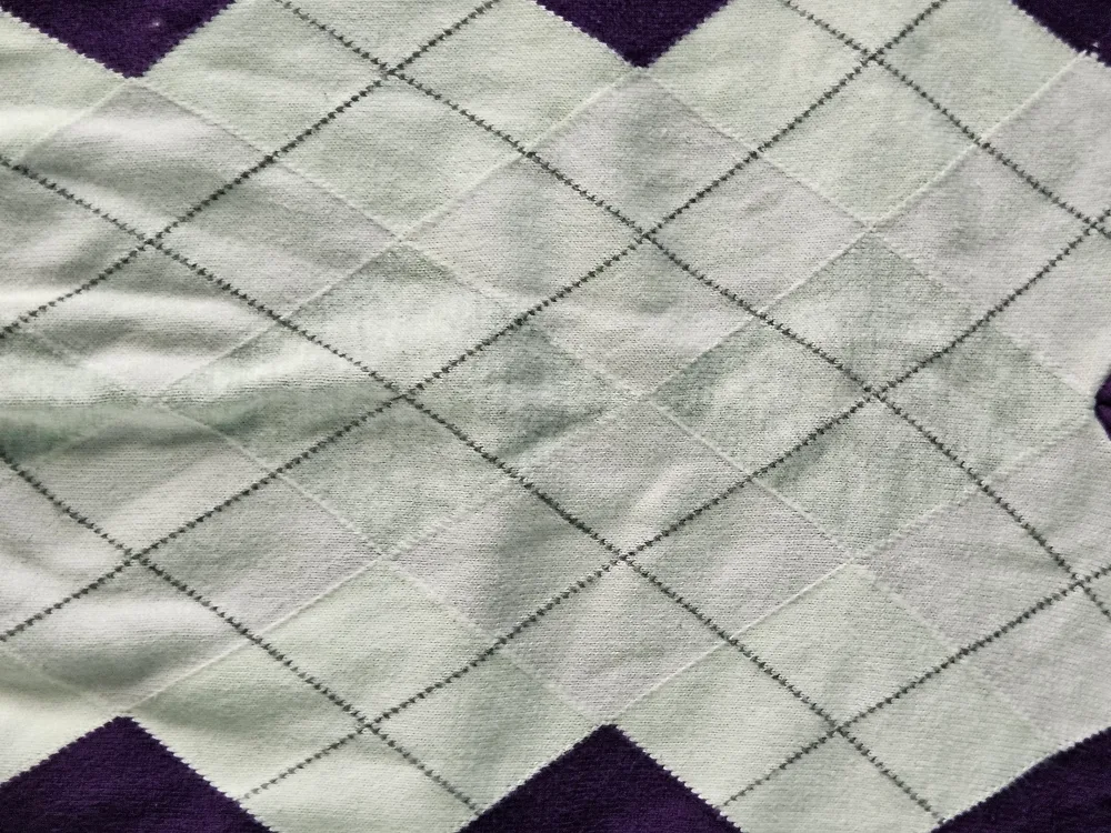 Tommy Hilfiger Purple V-Neck Sweater image indicator(5)