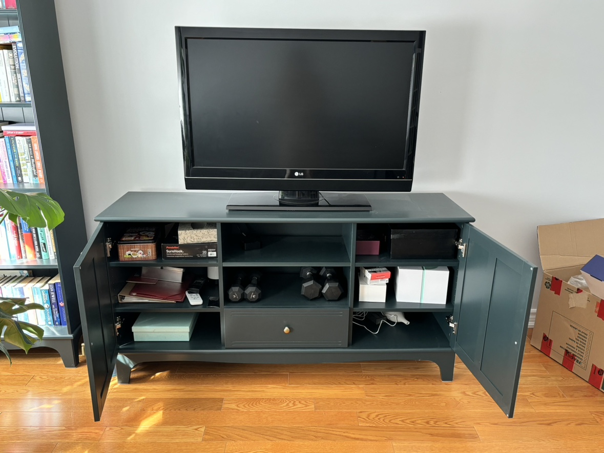 IKEA Lommarp TV Bench (Dark Blue-Green) - photo 2