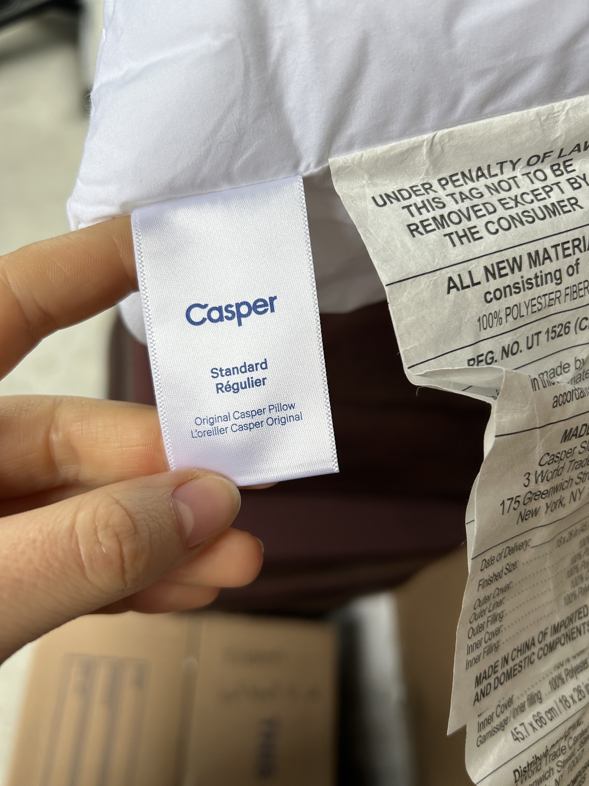 Casper Original Pillow - Standard - photo 3