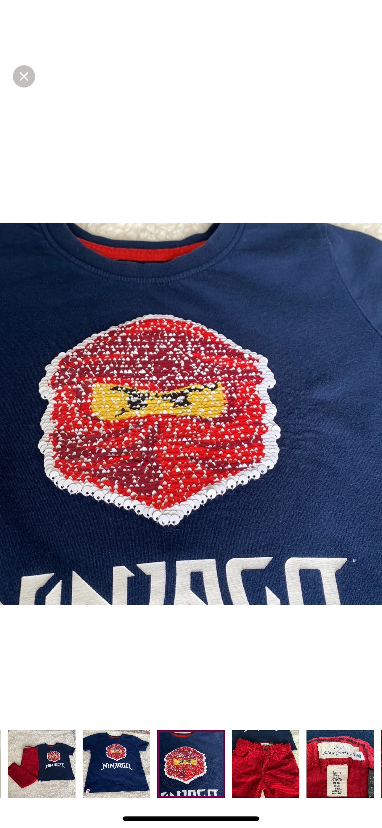 H&M fabric pants and T-shirt for boys image indicator(4)