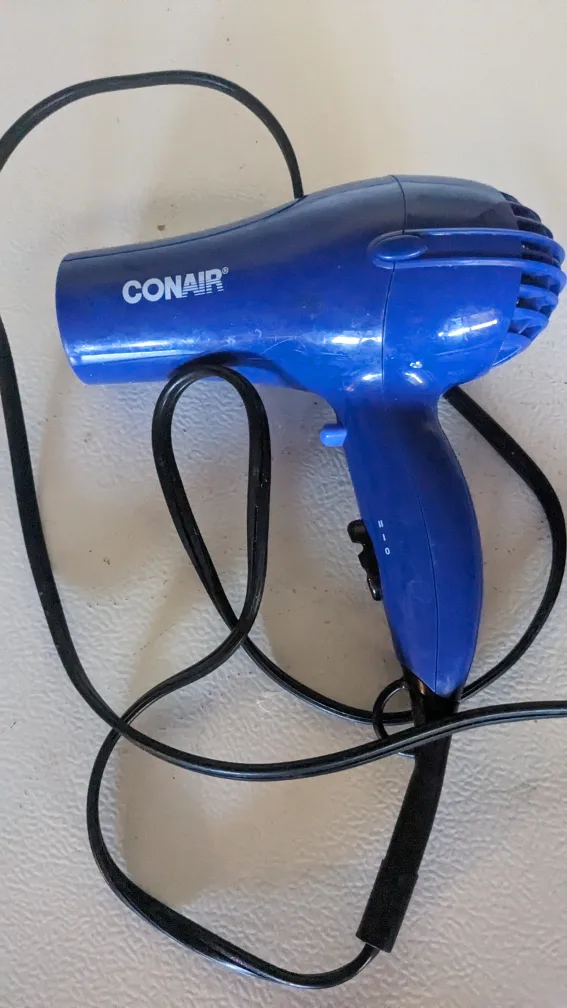 Blue Conair hair dryer thumbnail