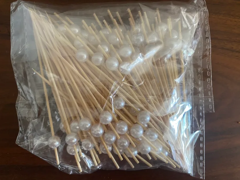 100 Pack of Pearl Toothpicks thumbnail