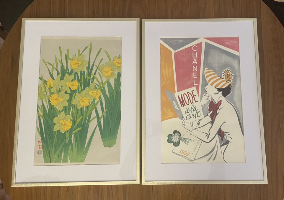 Set of (2) gold frames - photo 4