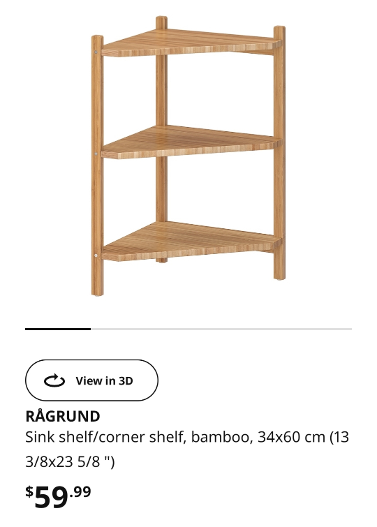 IKEA Ragrund Corner Table/Shelf - photo 5