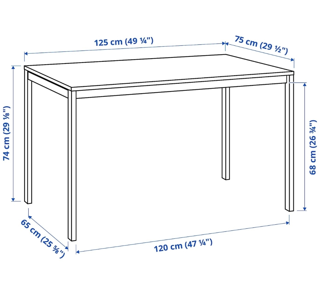 IKEA Melltorp white table - photo 4
