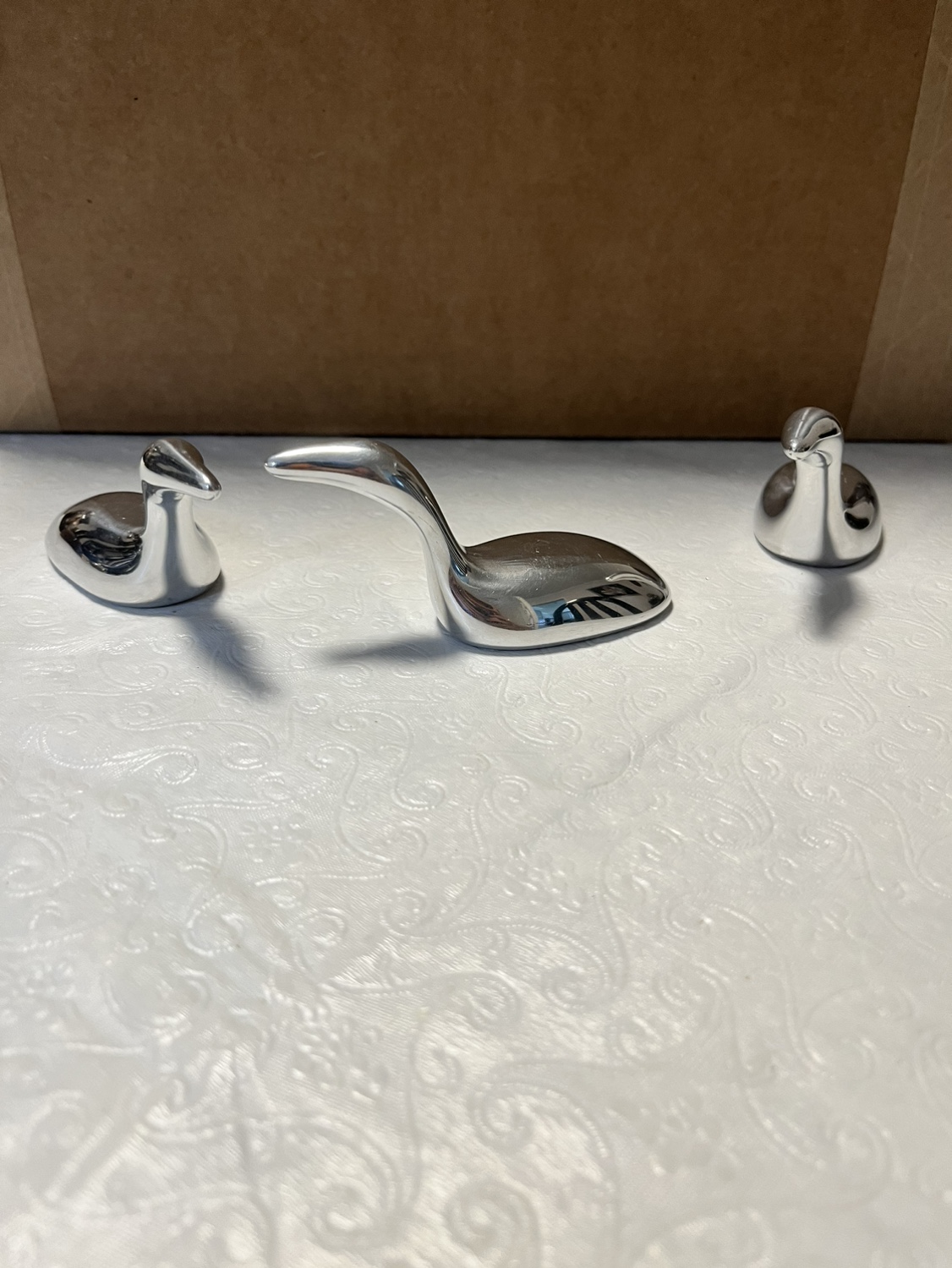 Set of 3 Hees International Aluminum Bird Sculptures