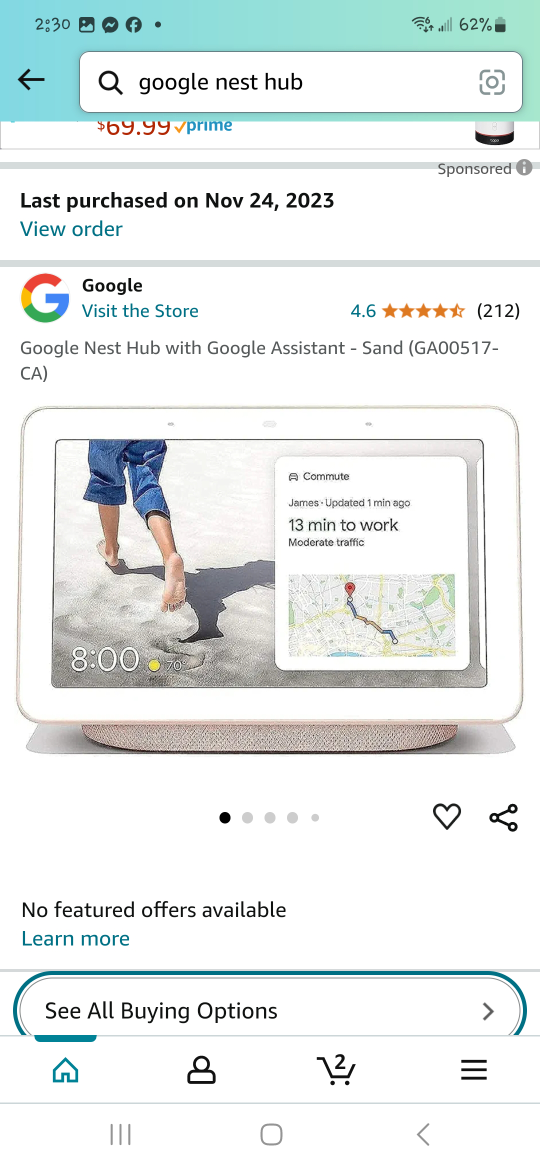 Google Nest Hub (2nd gen) - Sand - photo 4