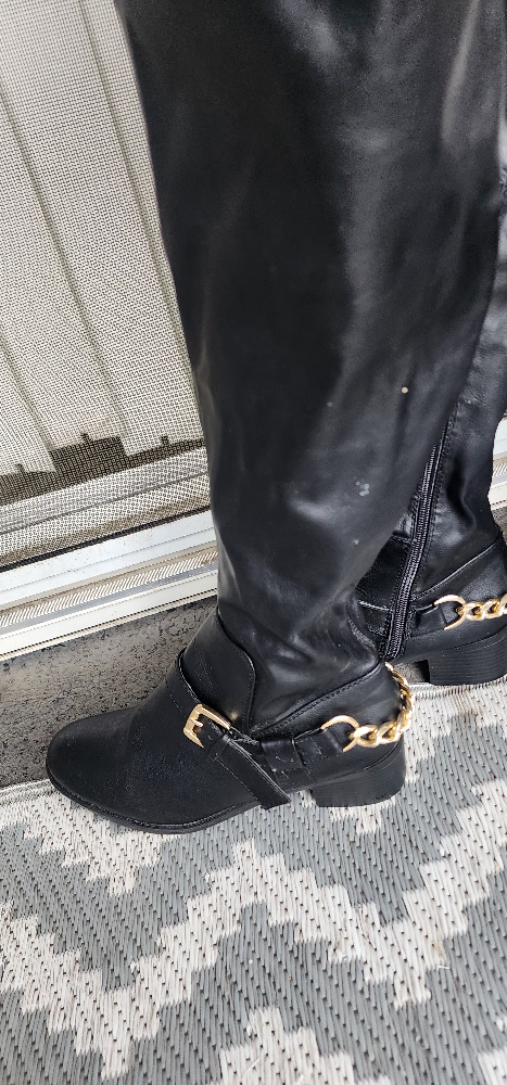 Black Over the Knee Boots - Size 8 - photo 5