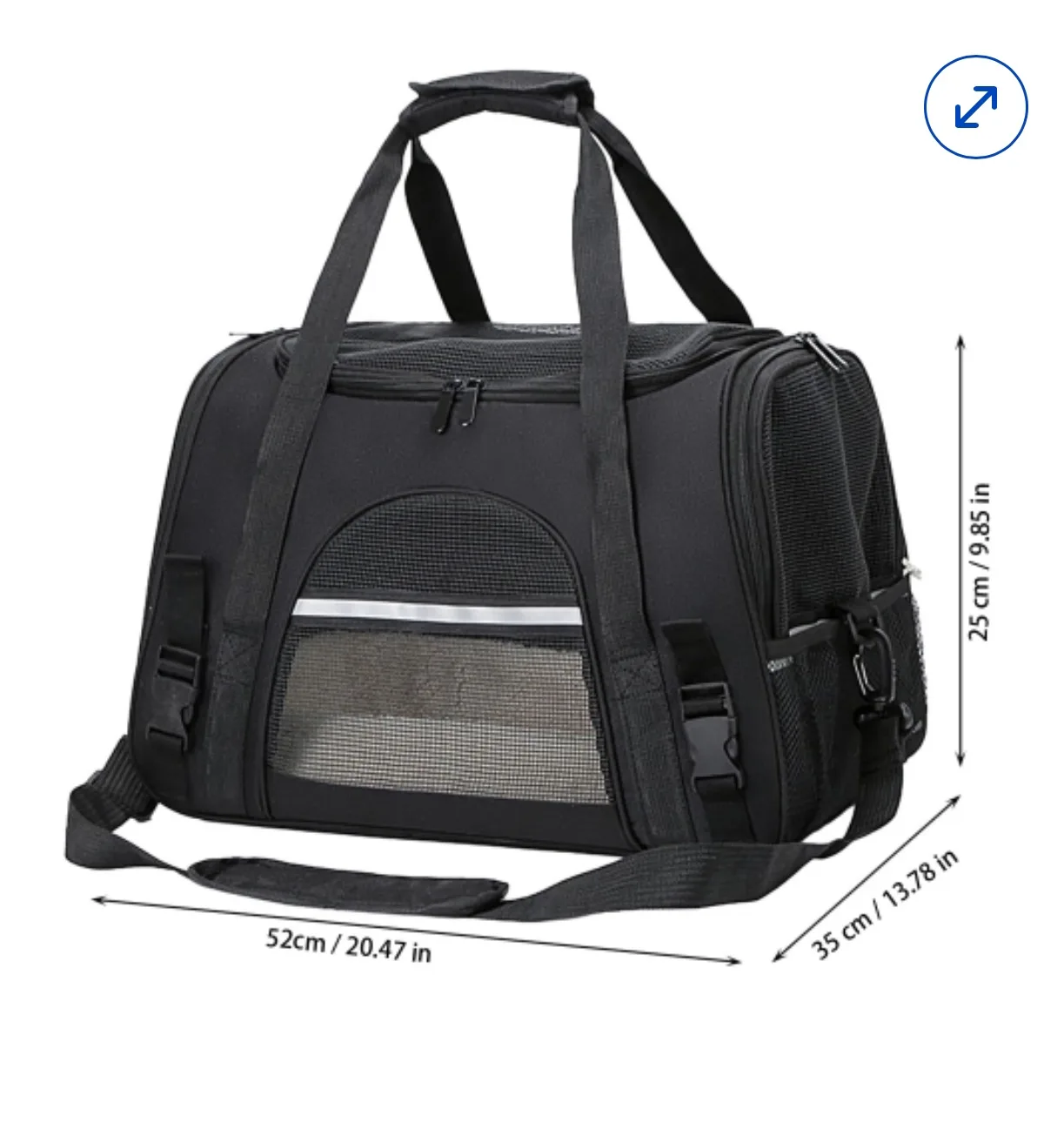 Breathable Mesh Small Dog Cat  Carrie Bags image indicator(4)