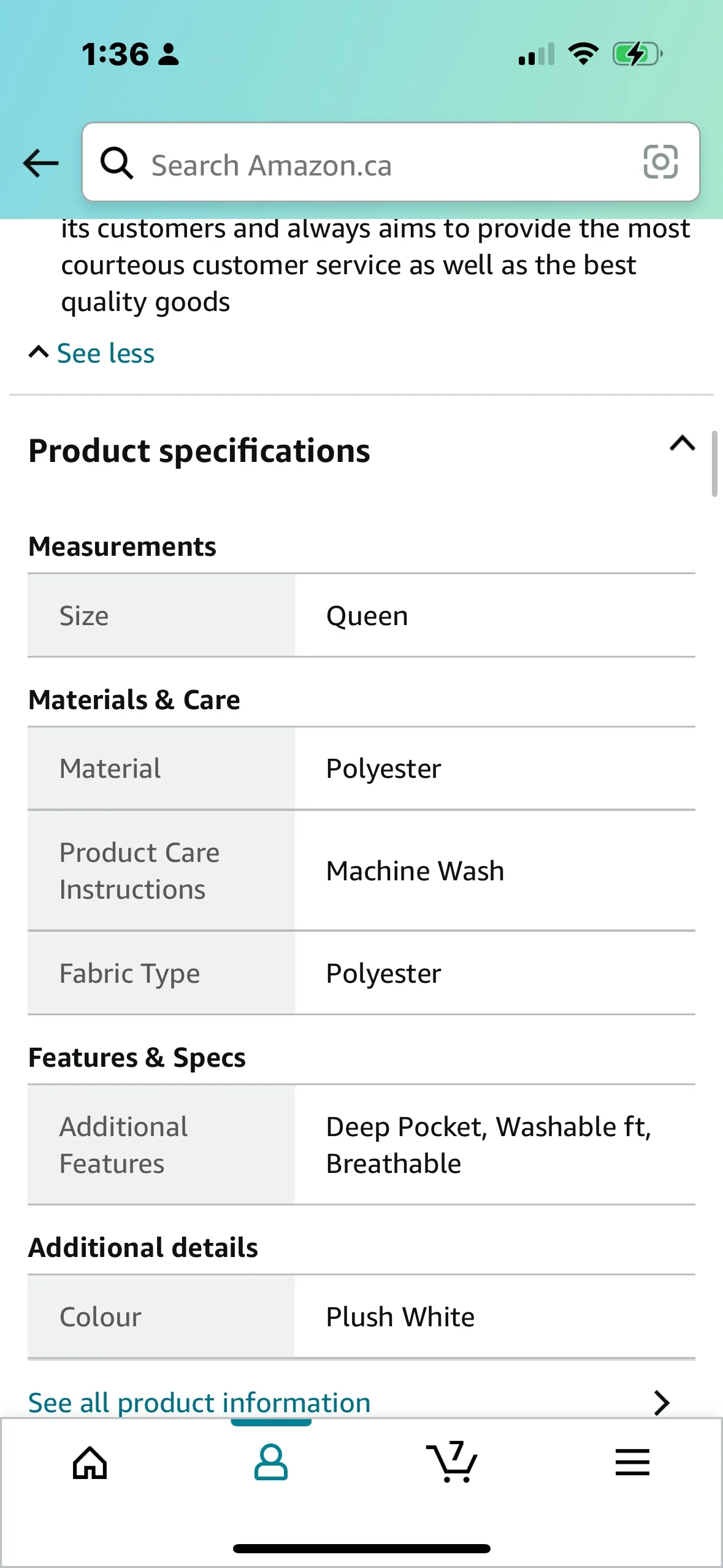 Queen Size  Deluxe Cooling Comfort Mattress Topper image indicator(3)