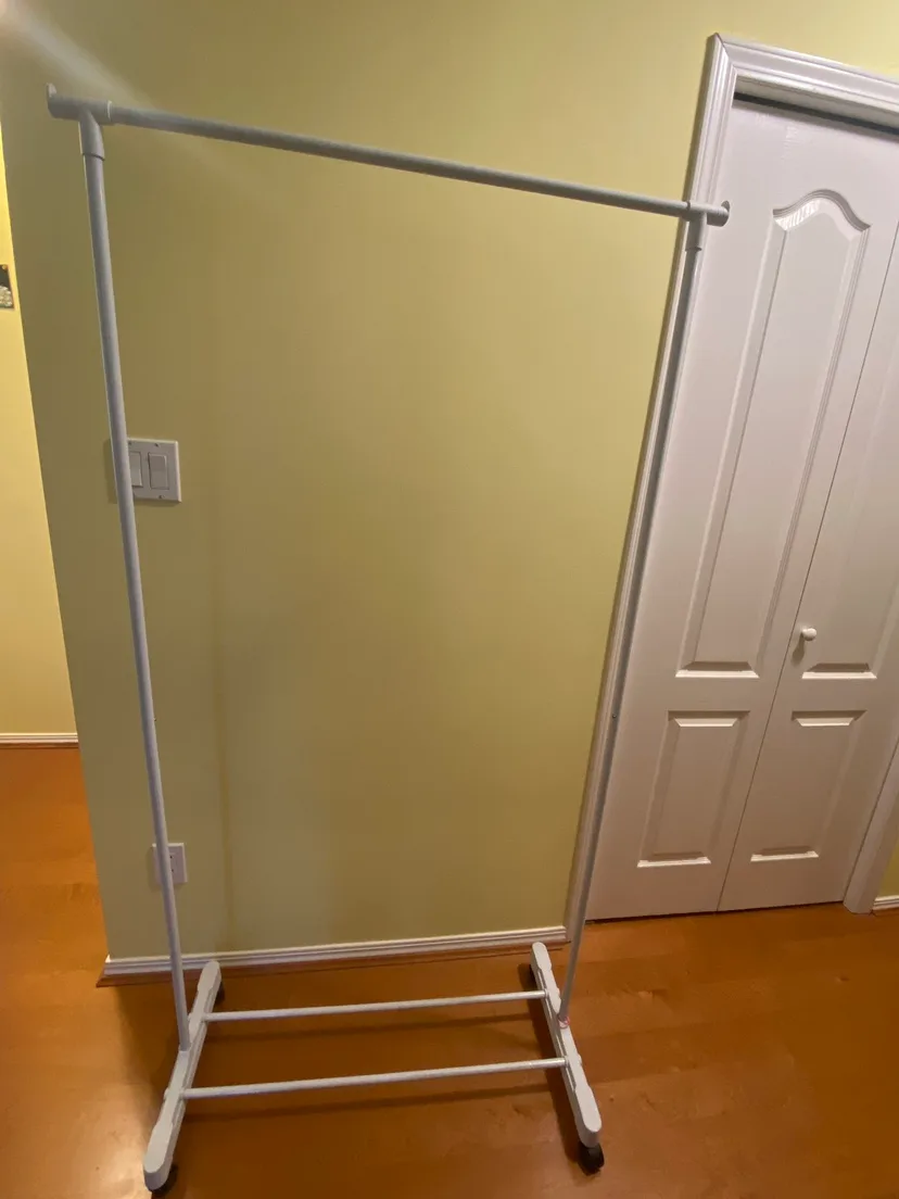 White Garment Rack thumbnail