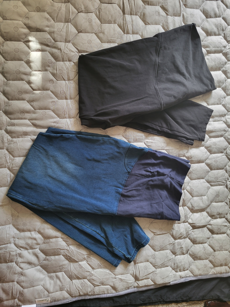 2 pairs  maternity pants size XXL