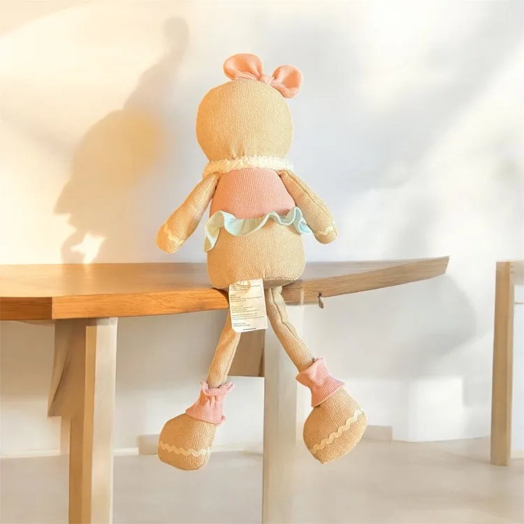 NEW Set of 2 Dangling Leg Gingerbread Girl & Boy Christmas image indicator(10)