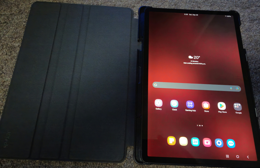 Samsung galaxy s7 fe tablet with rgb keyboard case. - photo 5