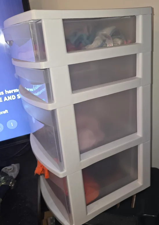 🗄️ STERILITE 4-Drawer White Tower thumbnail