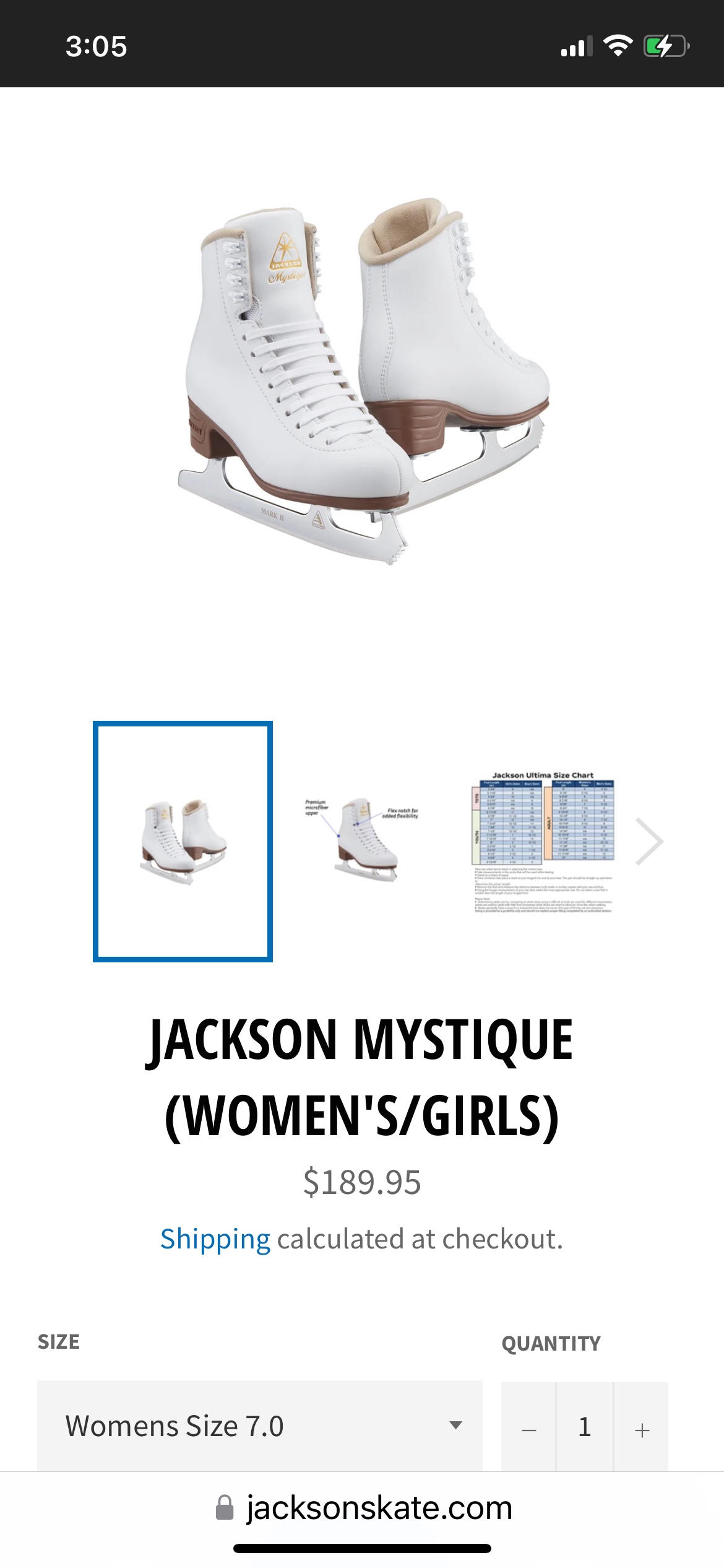 Jackson Mystique Figure Skates - photo 4