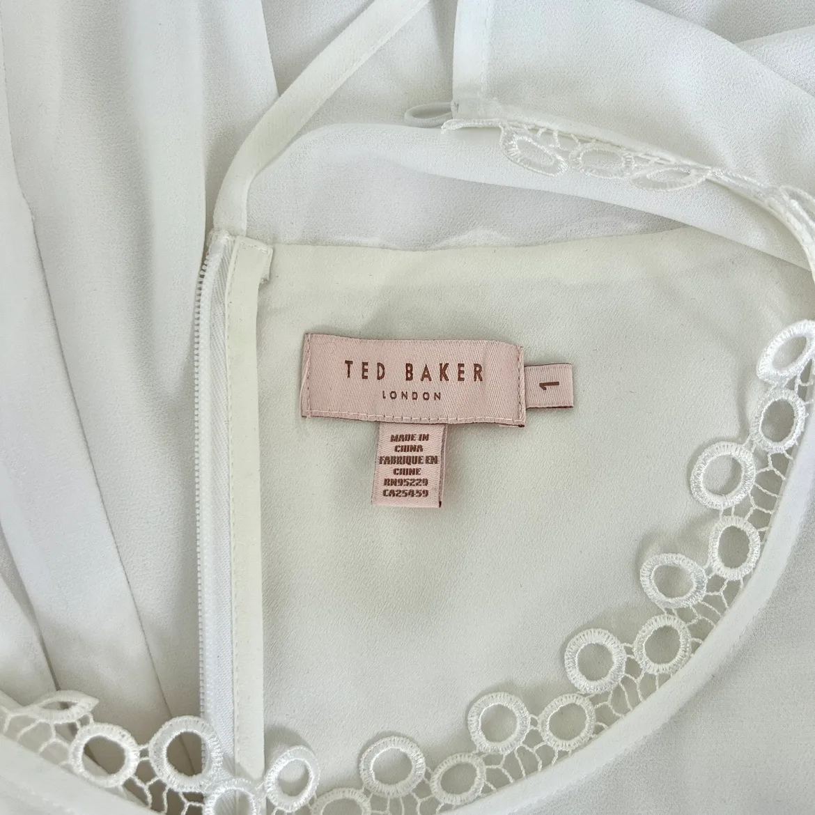 Ted Baker White Blouse Size 1 Small image indicator(5)