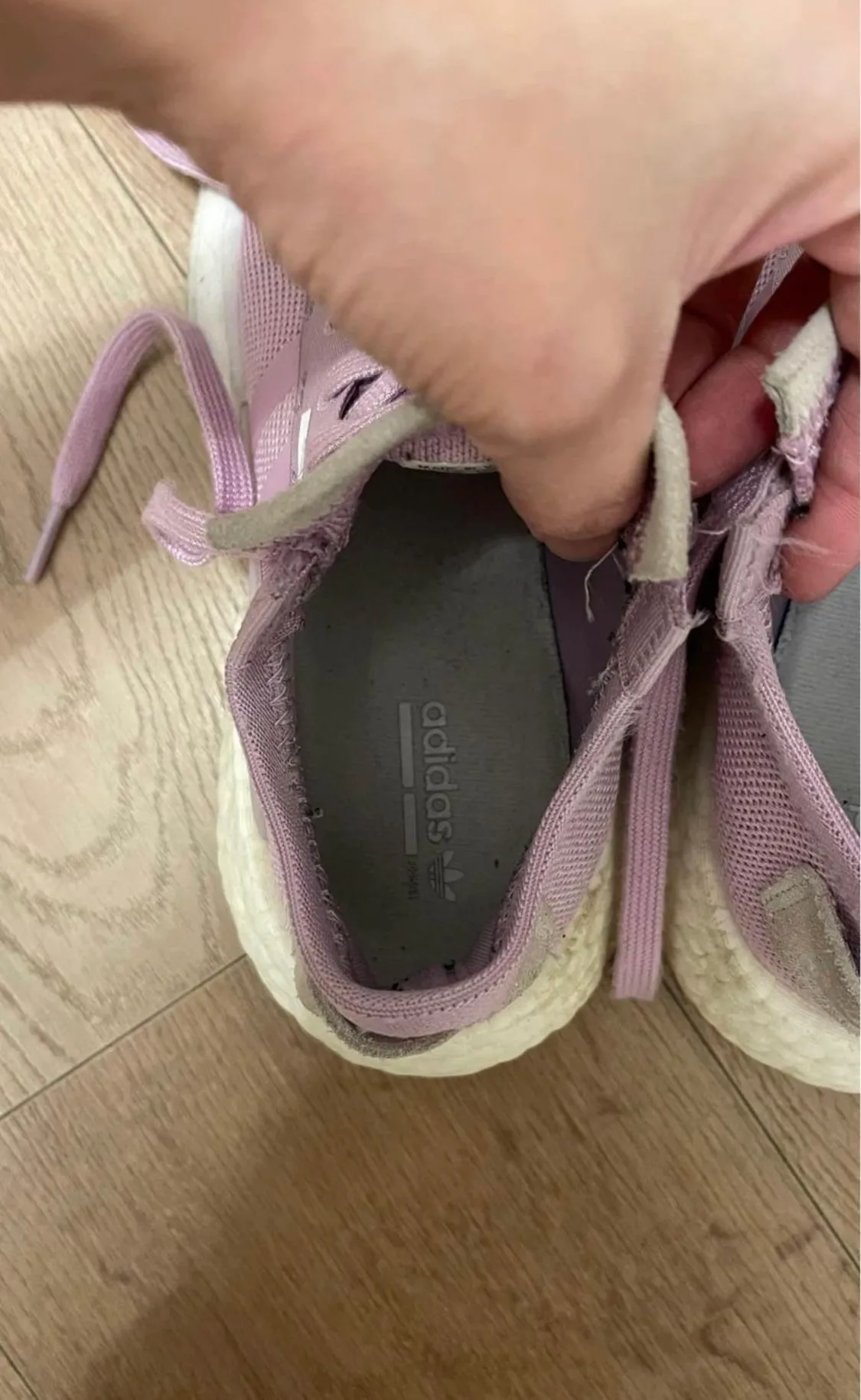 Adidas women purple foam comfy shoes image indicator(6)