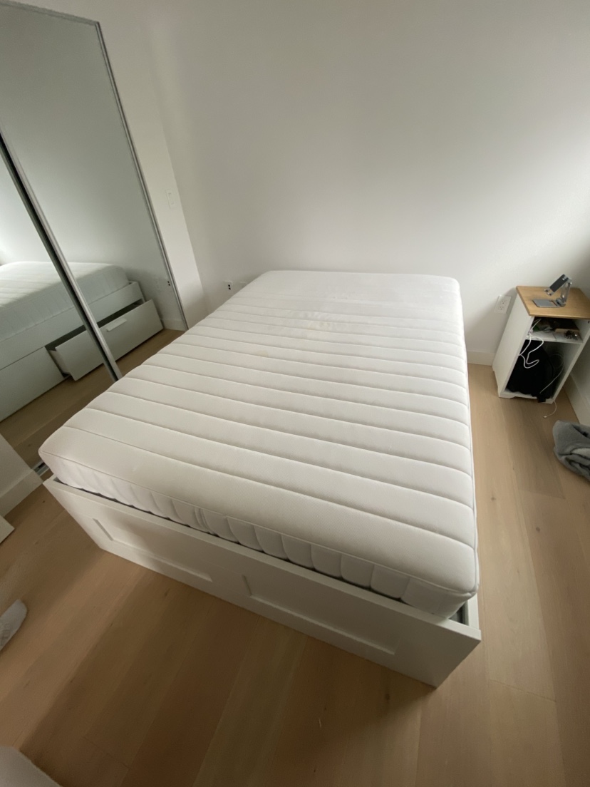 IKEA Bed Frame with Storage with or without mattress - photo 2