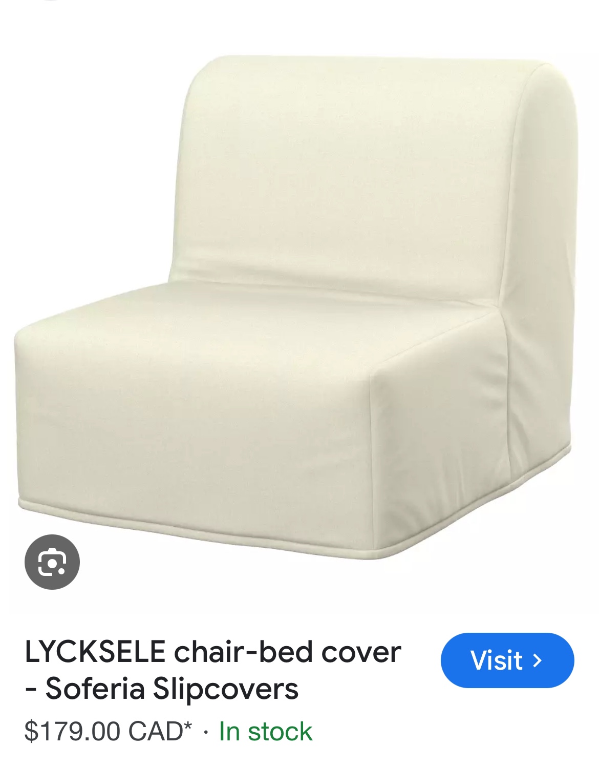 LYCKSELE Chair-Bed Cover