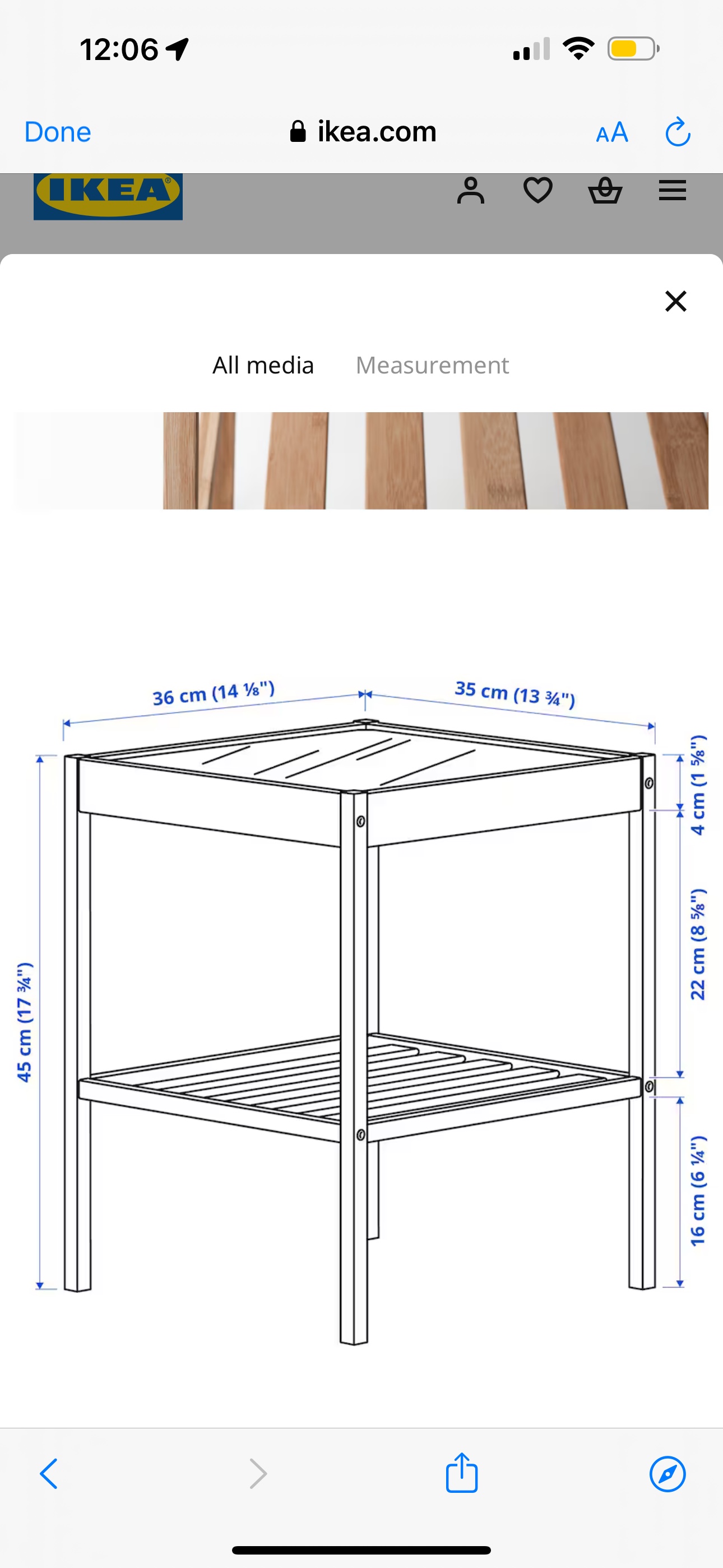 IKEA NESNA Nightstand - photo 2