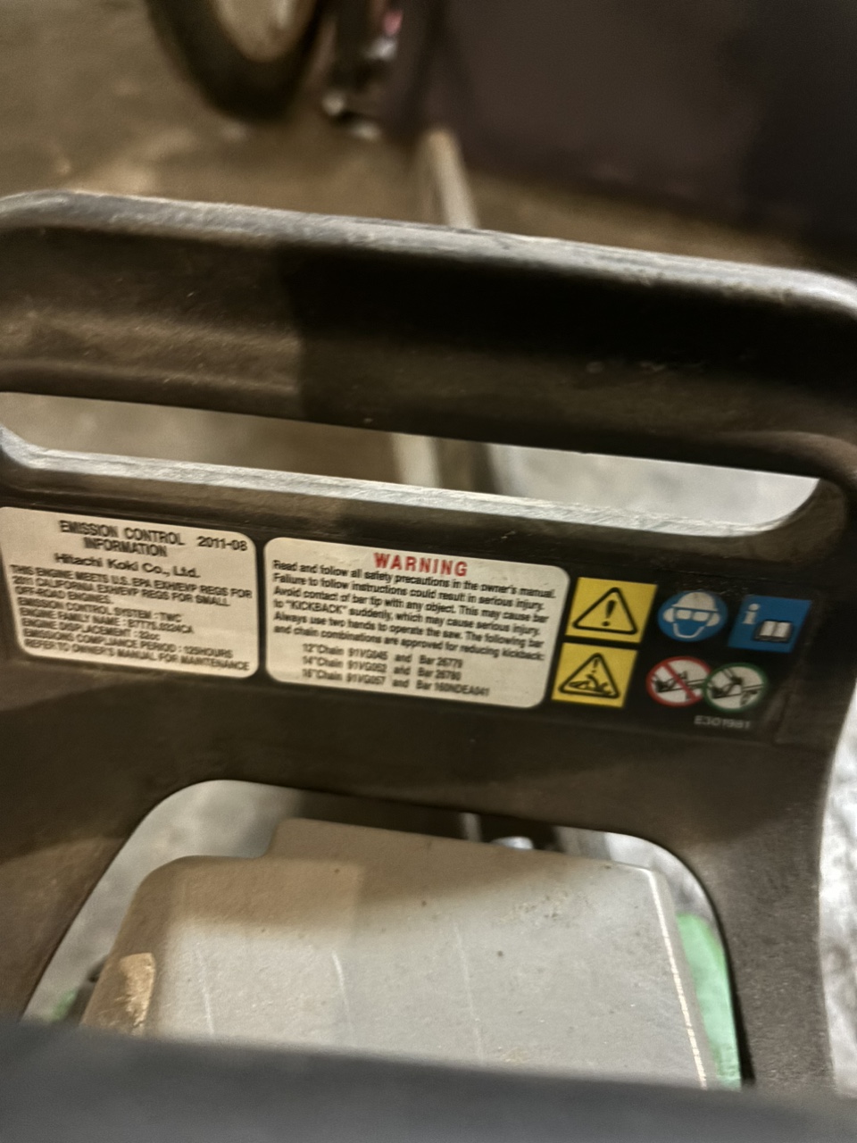 Hitachi Chainsaw - photo 3