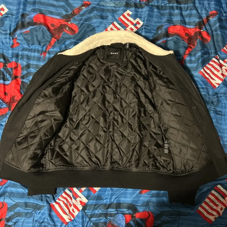 DKNY Men’s Wool Winter Coat - Medium image indicator(5)