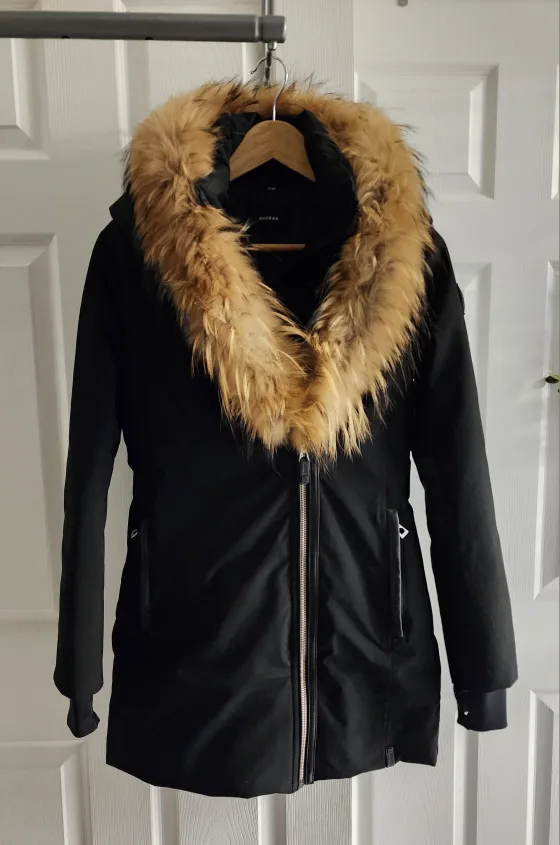 Women's RUDSAK Winter Coat with Fur Trim XS- AUTHENTIC! image indicator(3)