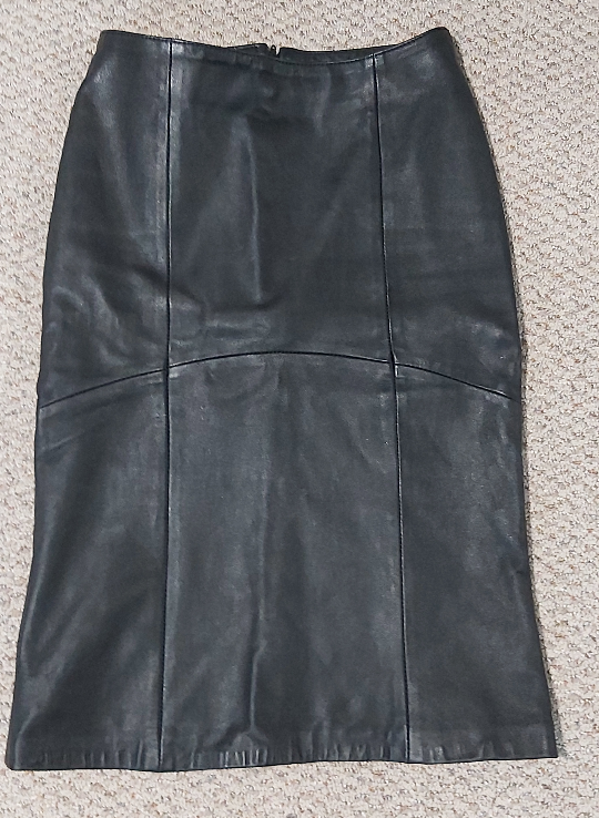 Real Leather Skirt size S