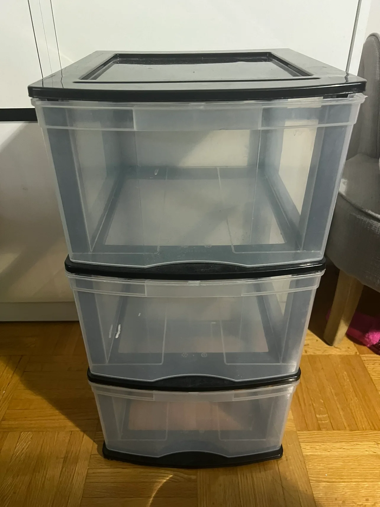 Plastic 3-Drawer Storage Unit thumbnail