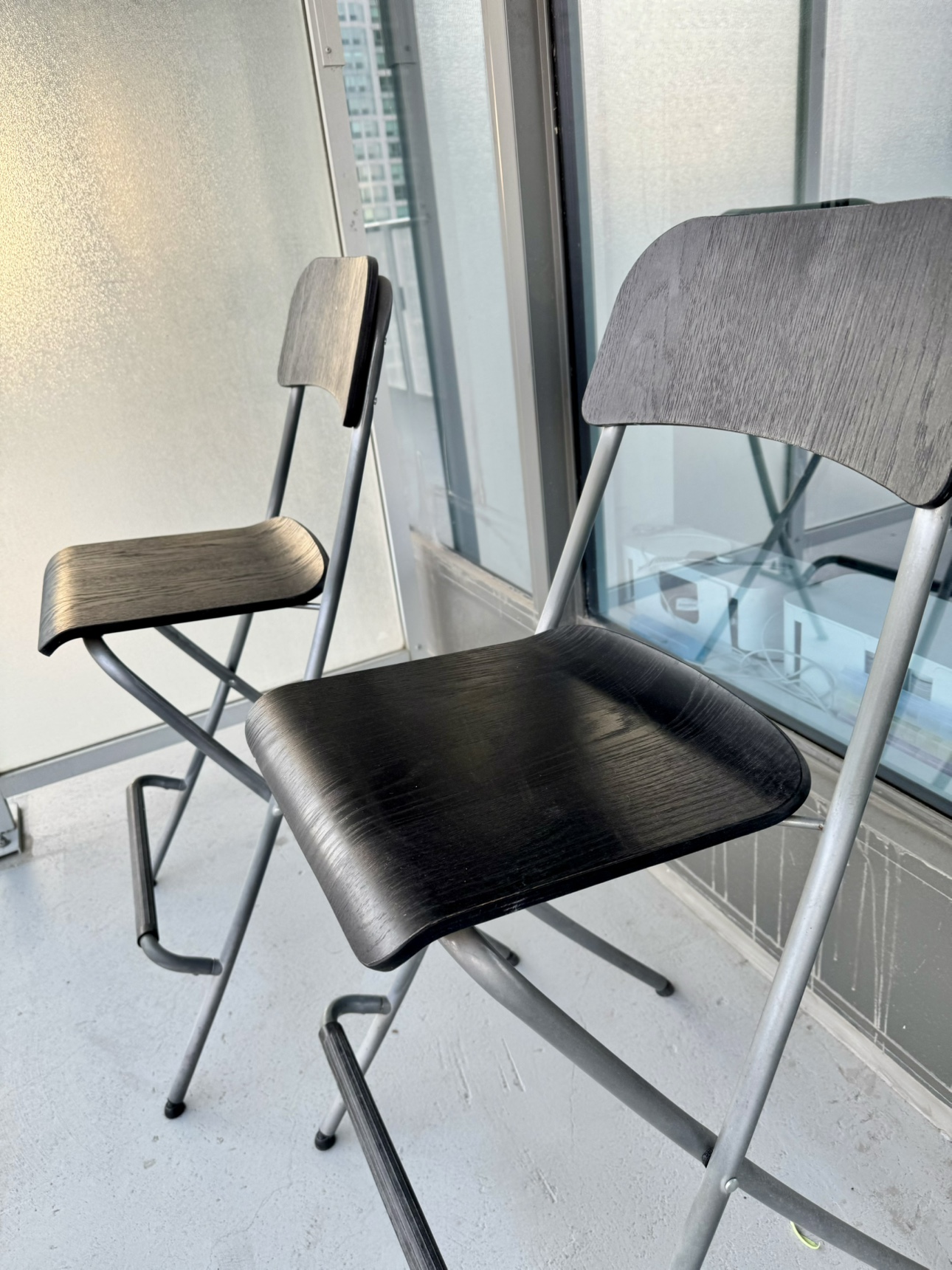 Set of 2 High Bar Stools
