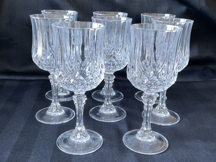 Vintage D'Arques Longchamp Crystal Glasses Sets