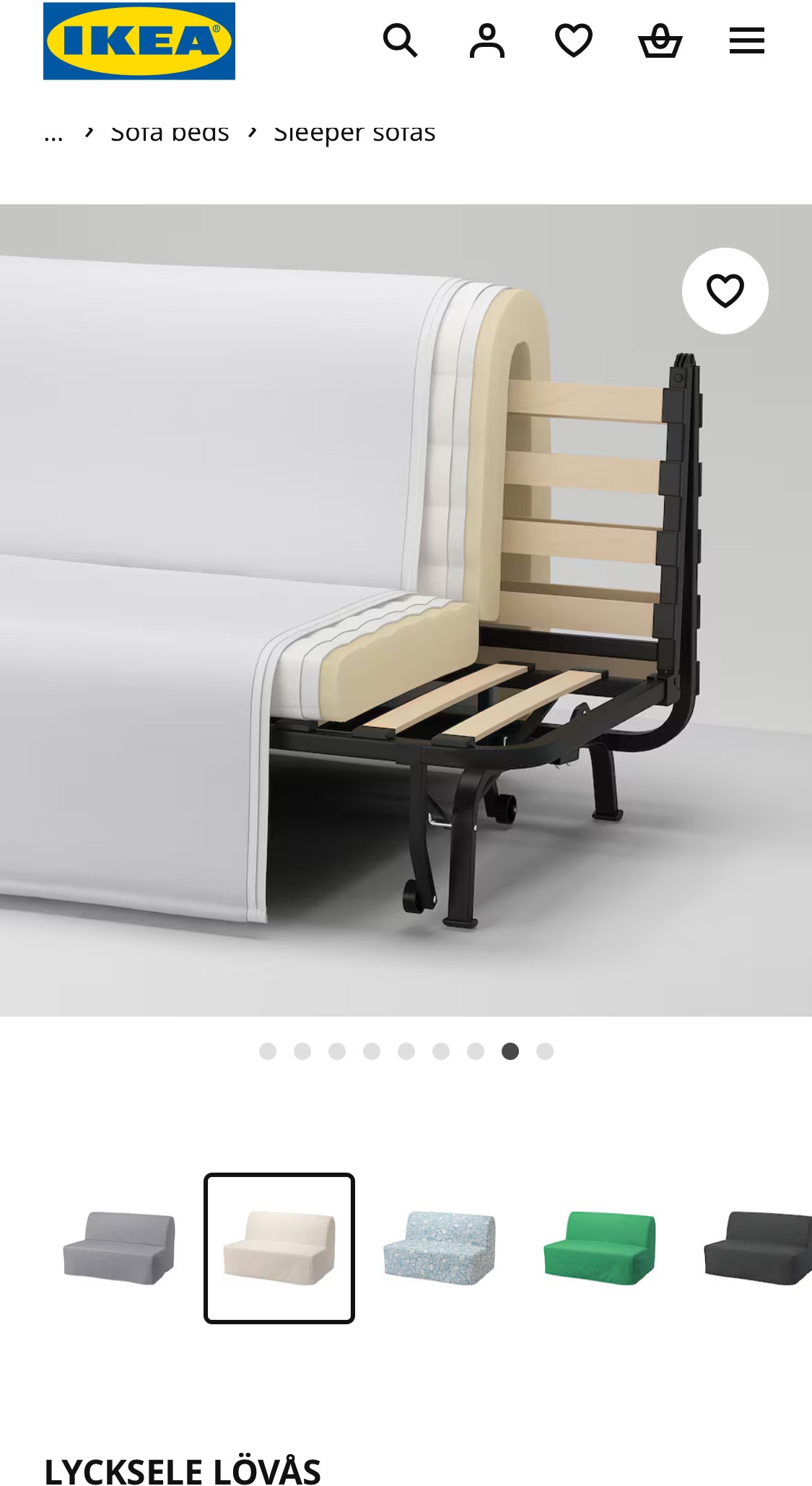 IKEA LYCKSELE LÖVAS Sofa Bed - photo 4