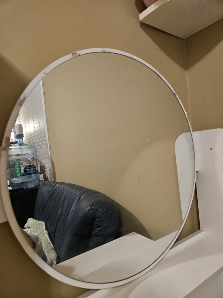 White Vanity Set with Mirror and Stool - photo 4