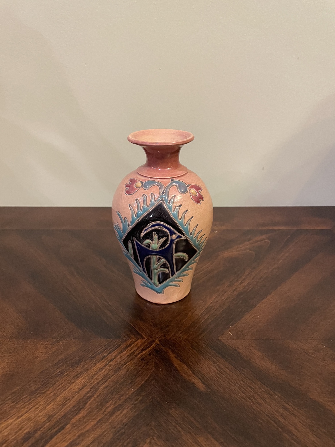 Hand Painted Ceramic Vase