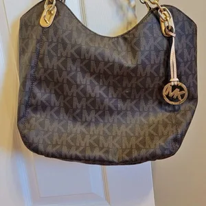 Michael kors tan tote sale