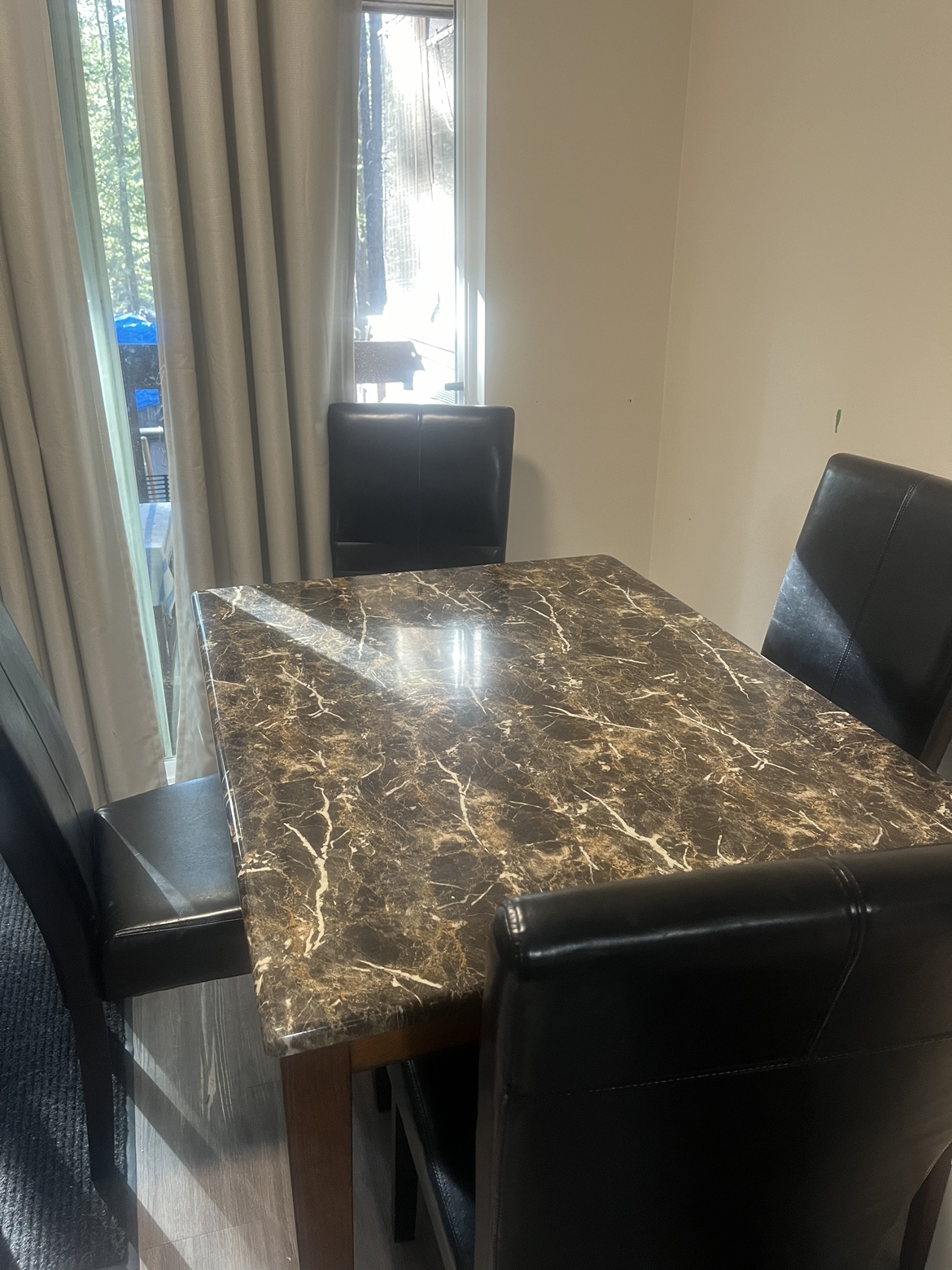 Dining Table and 4 Chairs Set - photo 3