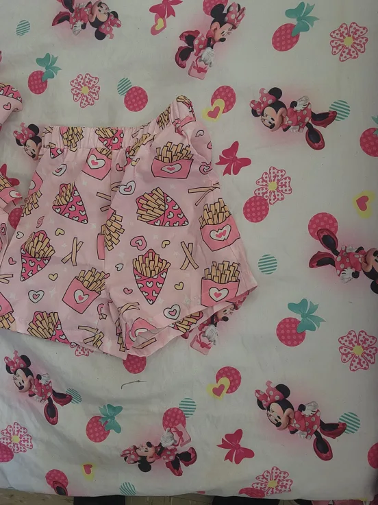 Pink French Fry Pajama Set thumbnail