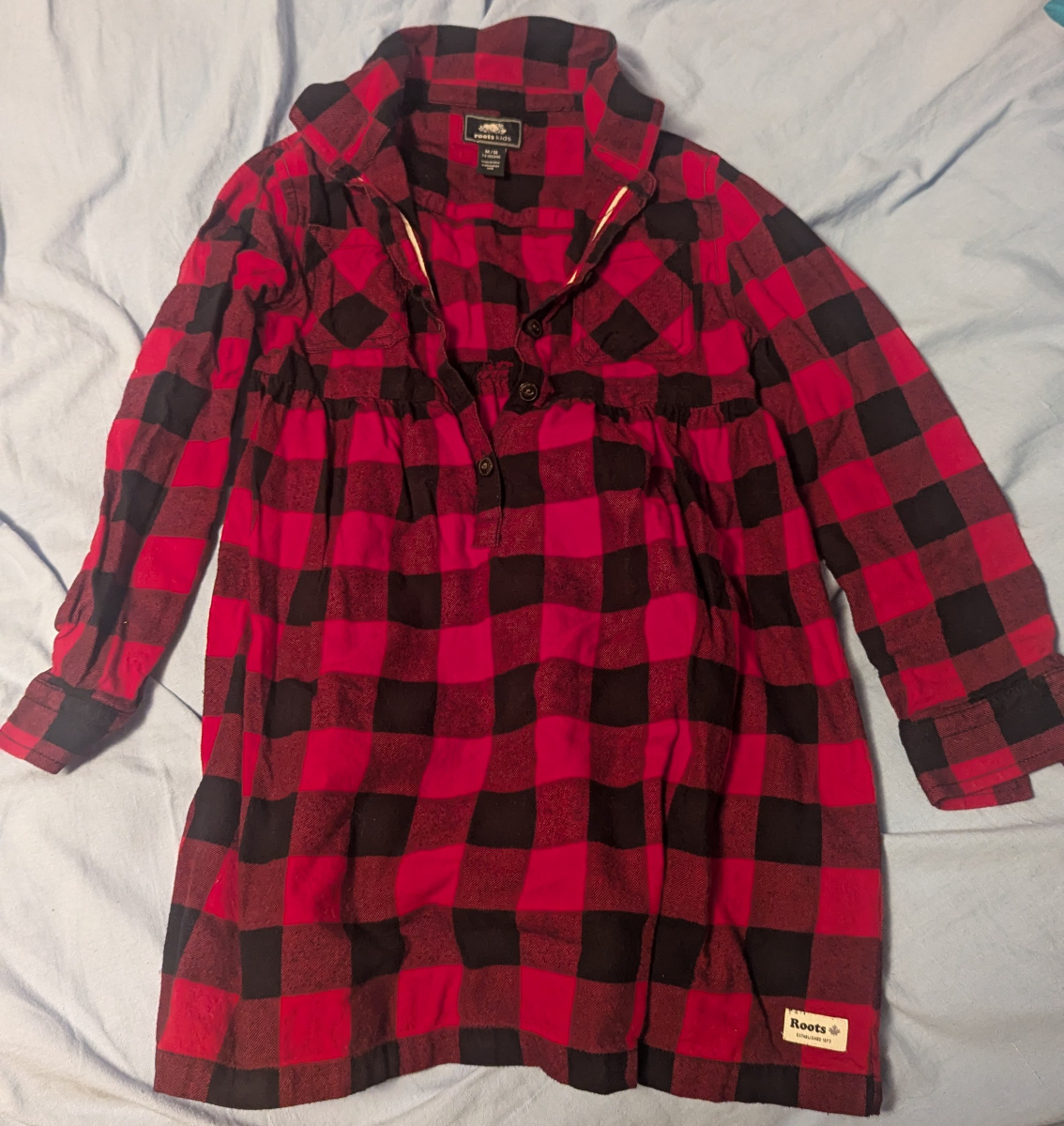 Roots Kids Plaid Flannel Dress
