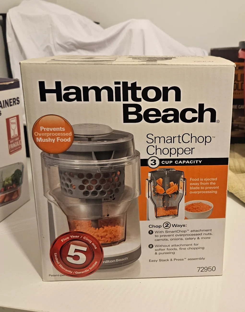 Hamilton Beach SmartChop Food Chopper thumbnail