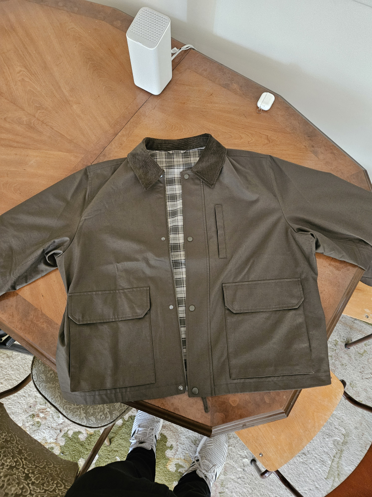 Uniqlo Utility Short Blouson Olive Green XXL - photo 2
