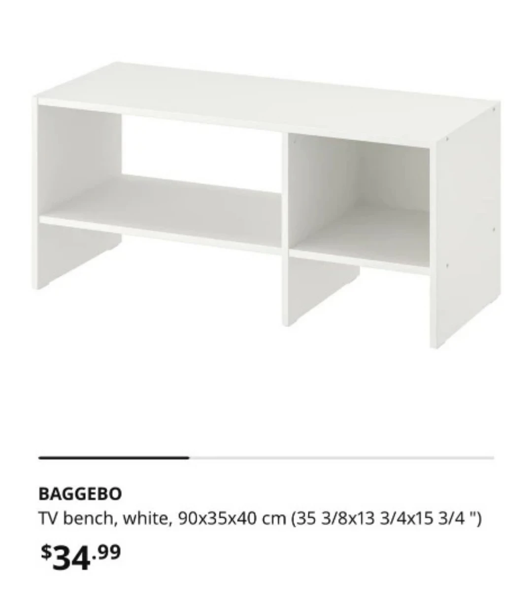 IKEA BAGGHEBO TV Bench - photo 4
