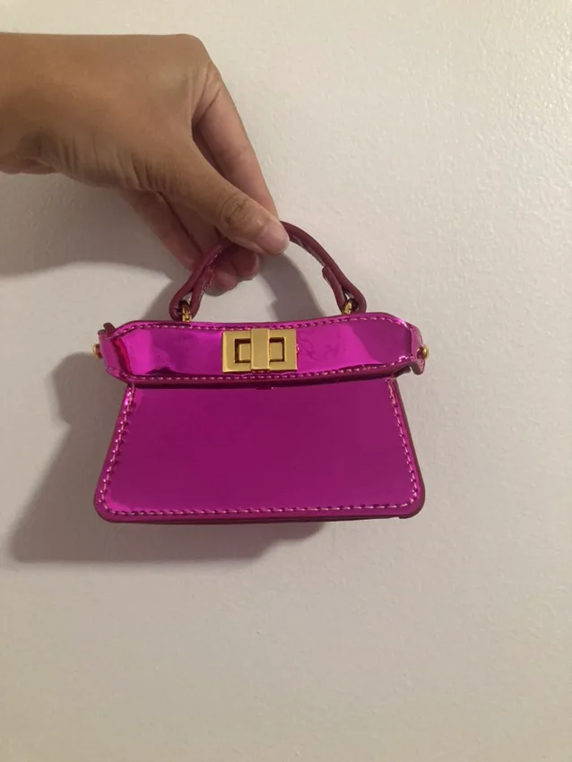 Iridescent Laser Pink Mini Bag thumbnail