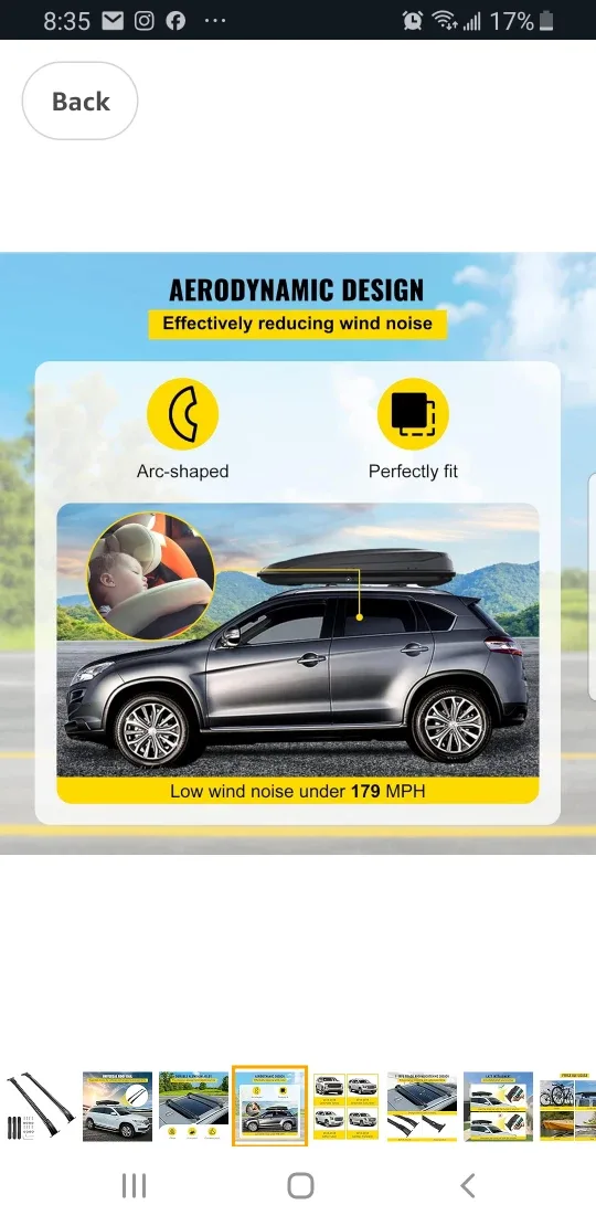 Mophorn Roof Rack Cross Bars brand new image indicator(4)