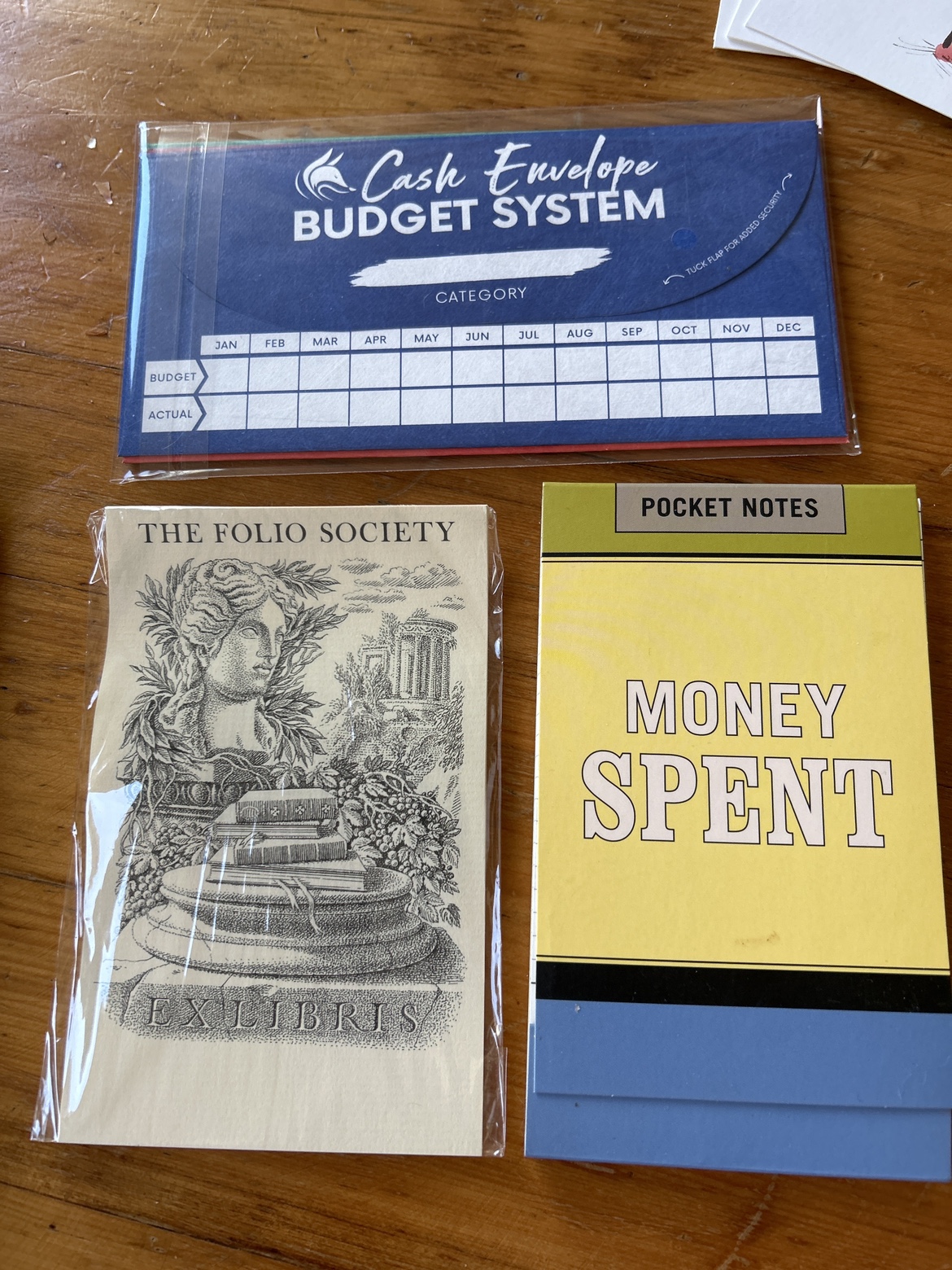 Freecycle, small collection of budgeting and friendship items