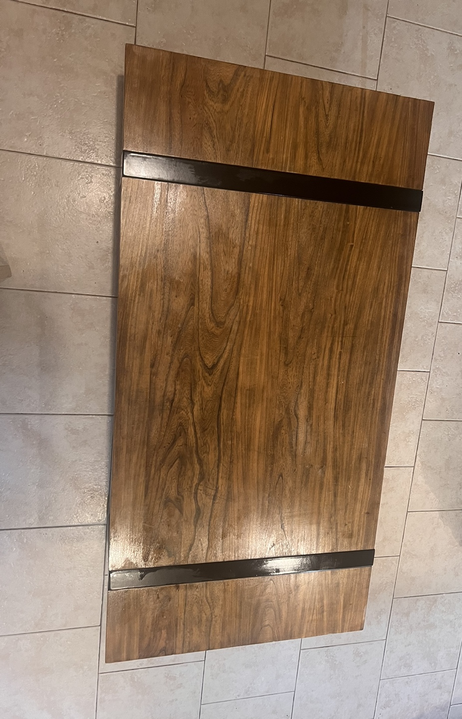 Wood and Metal Coffee Table - photo 4